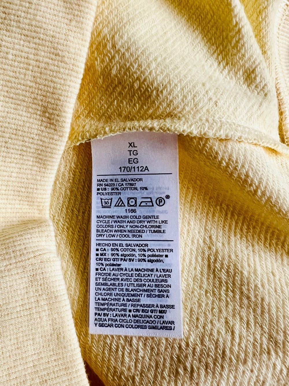 Old Navy Socomfy Terry Oversized Raglan Sweatshirt - Picture 6 of 7